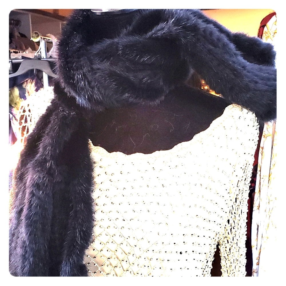 Mink scarf